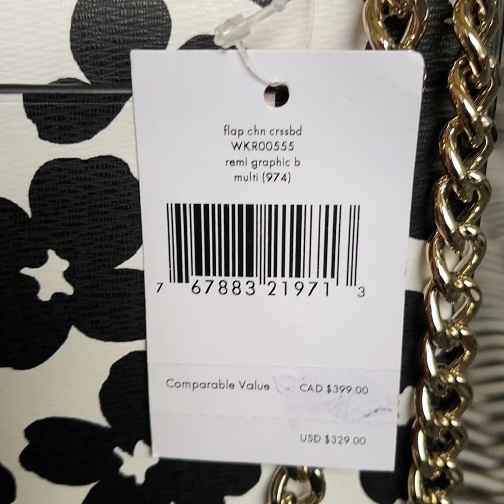 Kate Spade remi graphic blooms flap chain crossbody - Picture 16 of 16